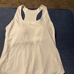 NWOT Sports Bra rib tanks- White-Size 1XL